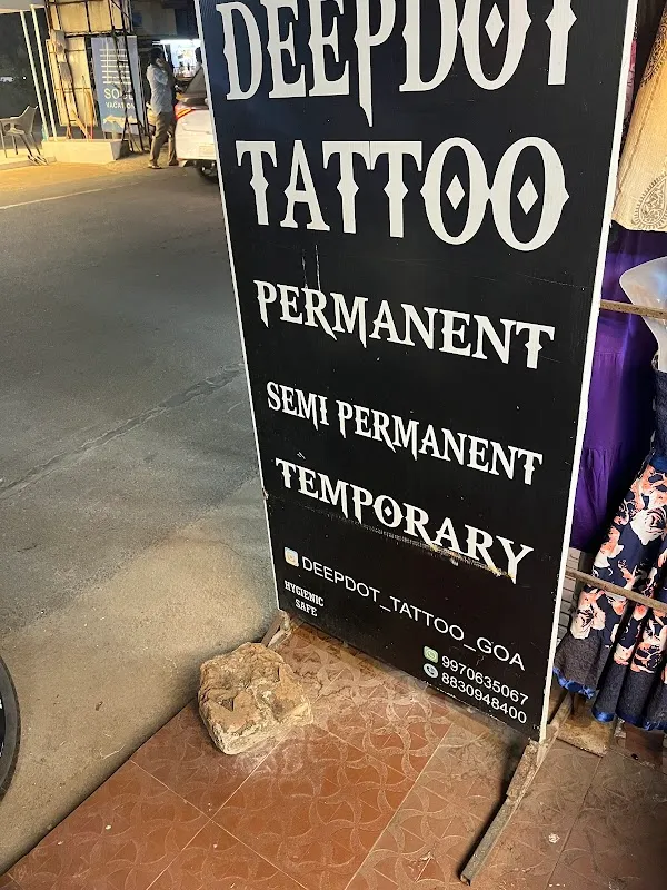 Deepdot tattoo studio Goa