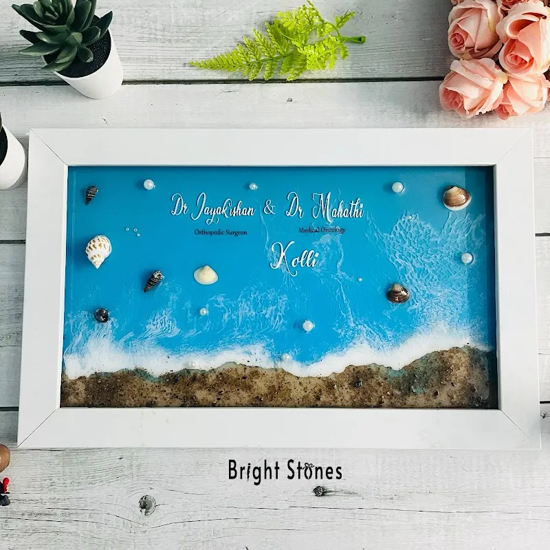 Bright Stones (Hyderabadi Resin Arts Studio)