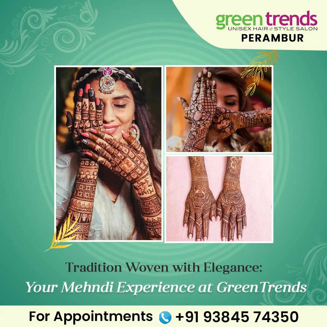 Green Trends Unisex Hair and Style Salon - Perambur