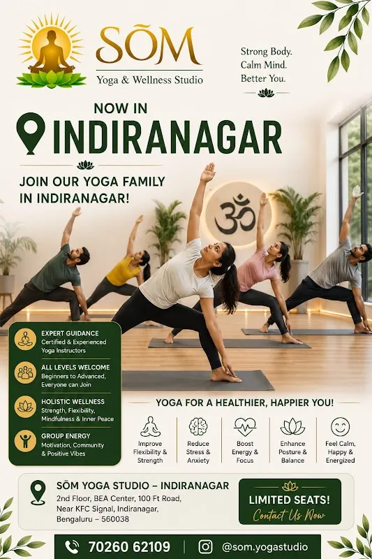 SŌM Yoga & Wellness Studio - Indiranagar