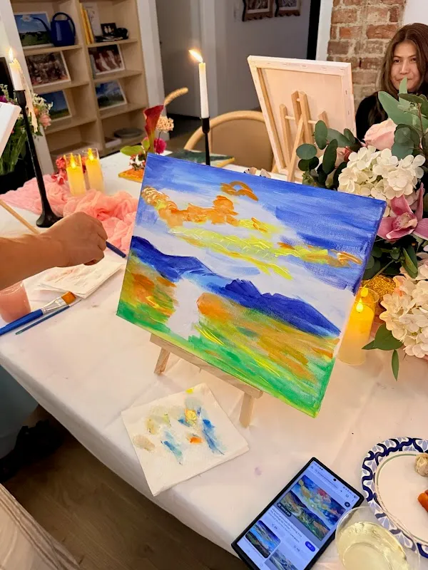 Chelsea Palette Art Workshop | BYOB painting class in NYC, Art workshop in NYC, Chelsea kids art class