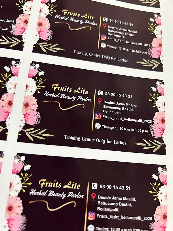Fruits light herbal beauty parlor