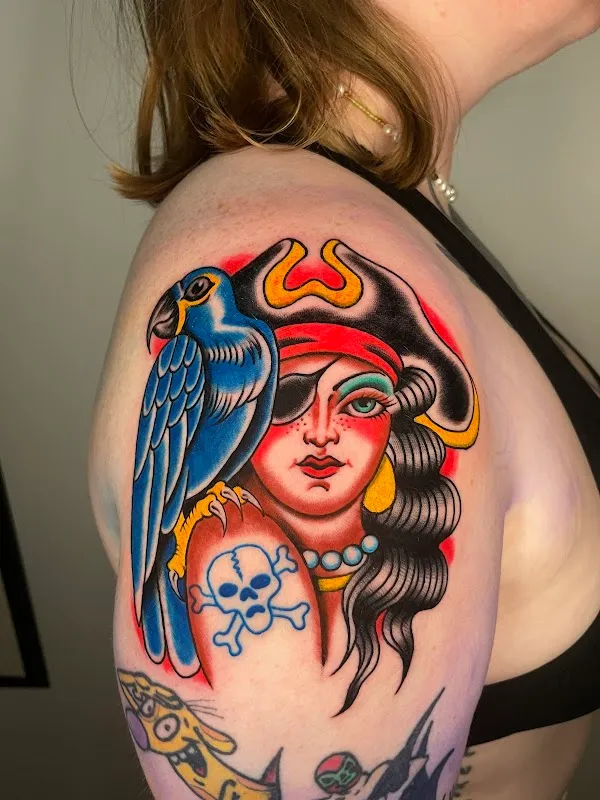 Dots and Daggers Tattoo