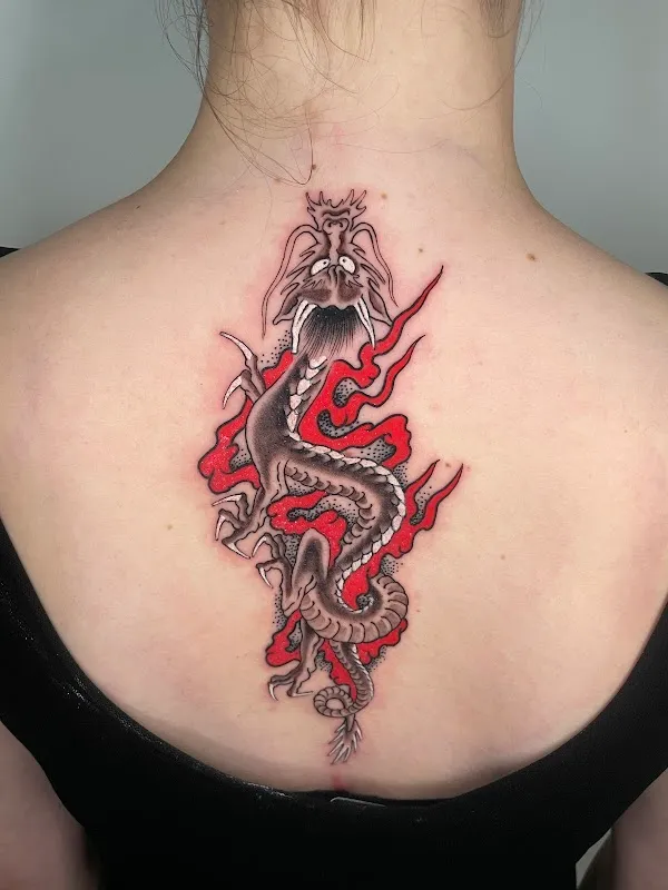 Dots and Daggers Tattoo