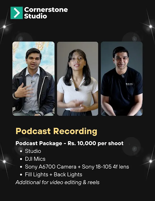 Cornerstone Studio - Live Events | Podcast Recording | Production Shoots | Jam Room