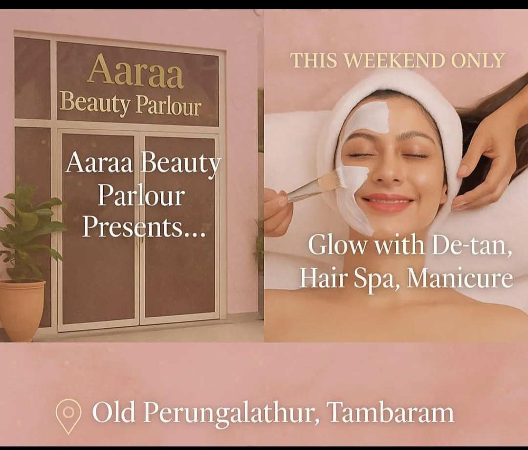 Aaraa Ladies beauty parlour ,Bridal studio & Academy, Professional makeup artist &Saree drappist(exclusively women )