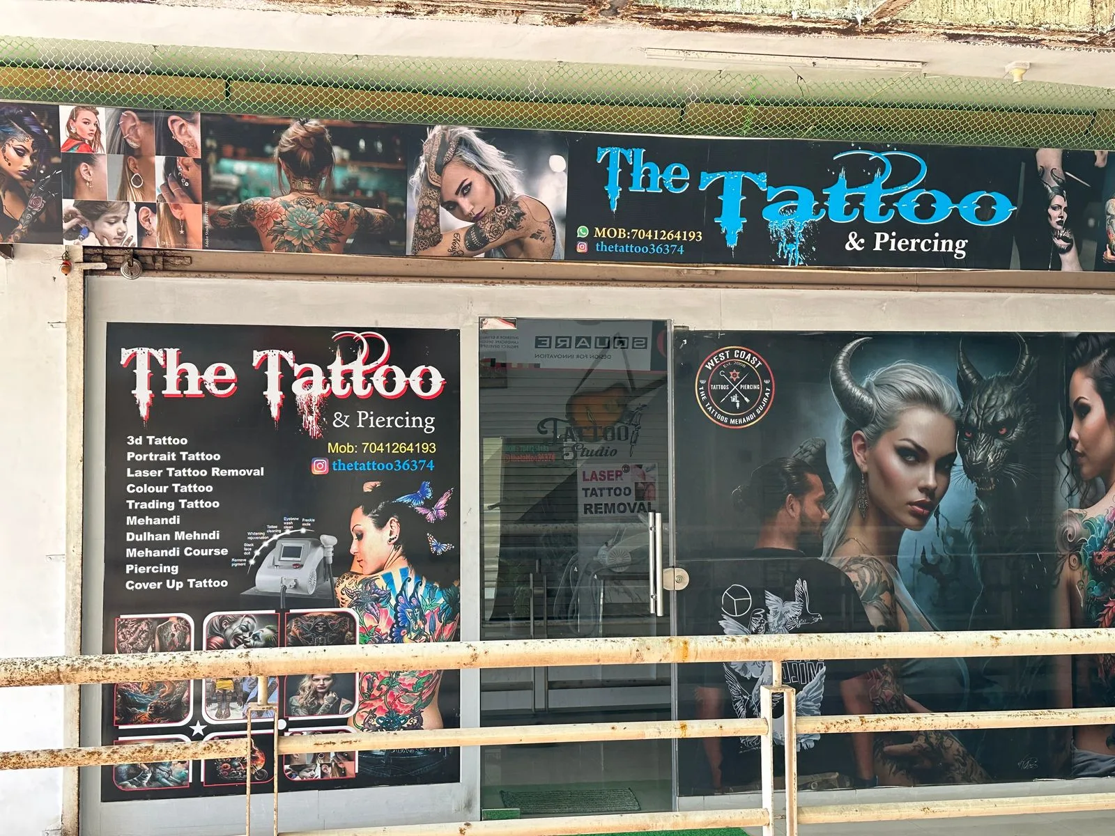 THE TATTOO PIERCING AND MEHANDI