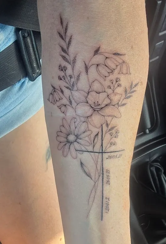 Muse Fine Line Tattoo