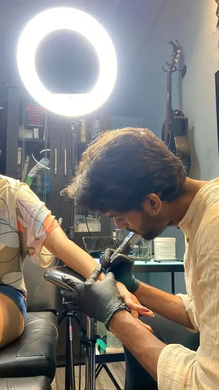 Moon tattoo