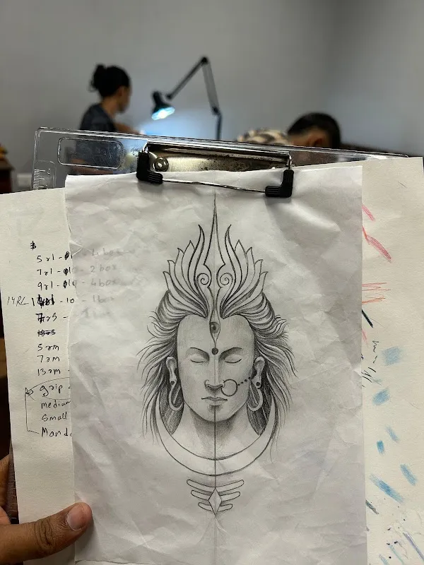 Moon tattoo