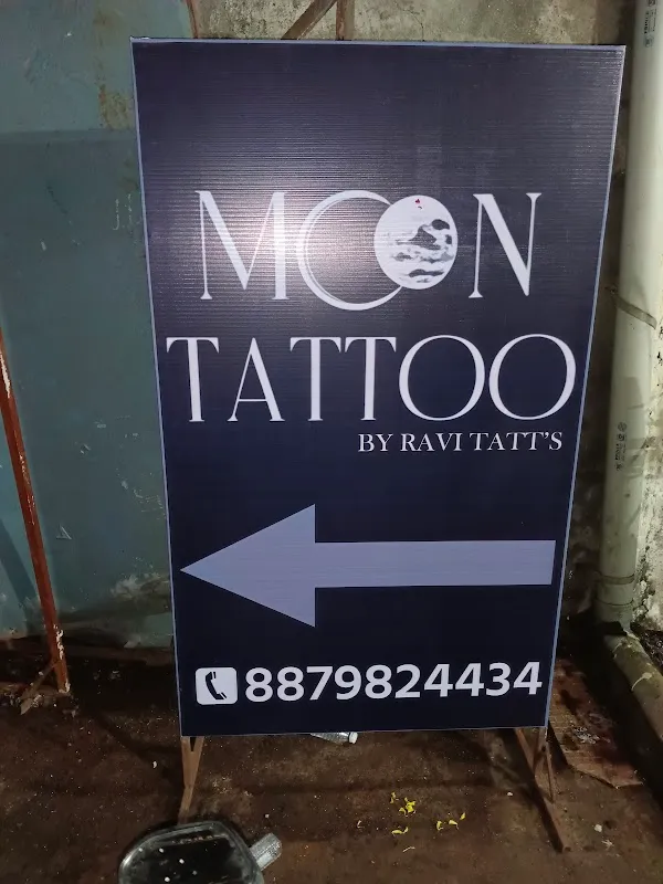 Moon tattoo