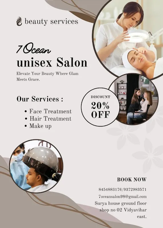 7 Ocean Unisex Salon & Makeup Studio - Unisex Salon in Ghatkopar East - Beauty Salon in Ghatkopar East