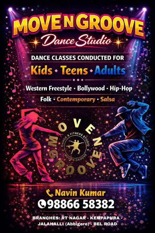 DANCE & FITNESS STUDIO MOVE N GROOVE_ABBIGERE