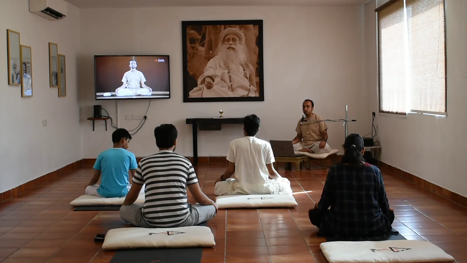 Hatha Yoga Class - Yoga Studio for Angamardana, Surya Kriya, Bhuta Shuddhi & Yogasanas