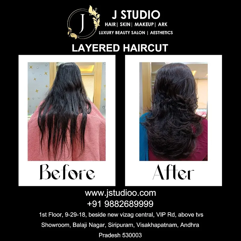 J STUDIO LUXURY BEAUTY STUDIO: Skin Aesthetics, Hair Salon, Nail Arts & Extensions | VIP Road Vizag | For Men and Women