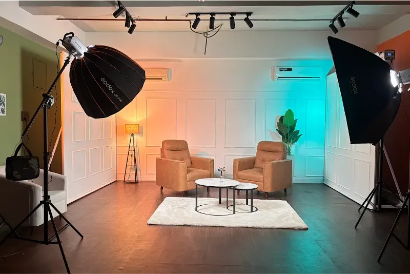 RankKit Studios | Podcast Studio & Photography Studio in Navi Mumbai on Rent | Studio For Photoshoot & Video shoot.