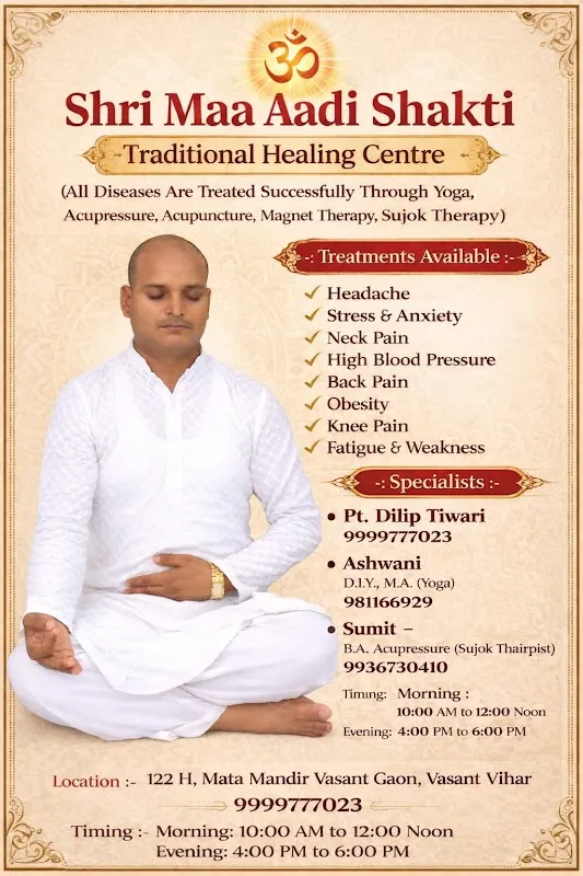 Shri Maa Adi Shakti Yog & Paramparik Chikitsa Kendra
