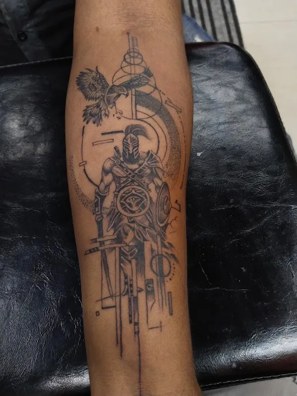 Flash ink tattoo art