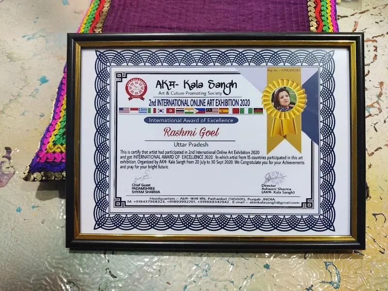 Fine Arts Studio by Dr. Rashmi Goel(Awarded as Best Arts School in Noida in 2019 and Best Arts School in Delhi-NCR in 2022)