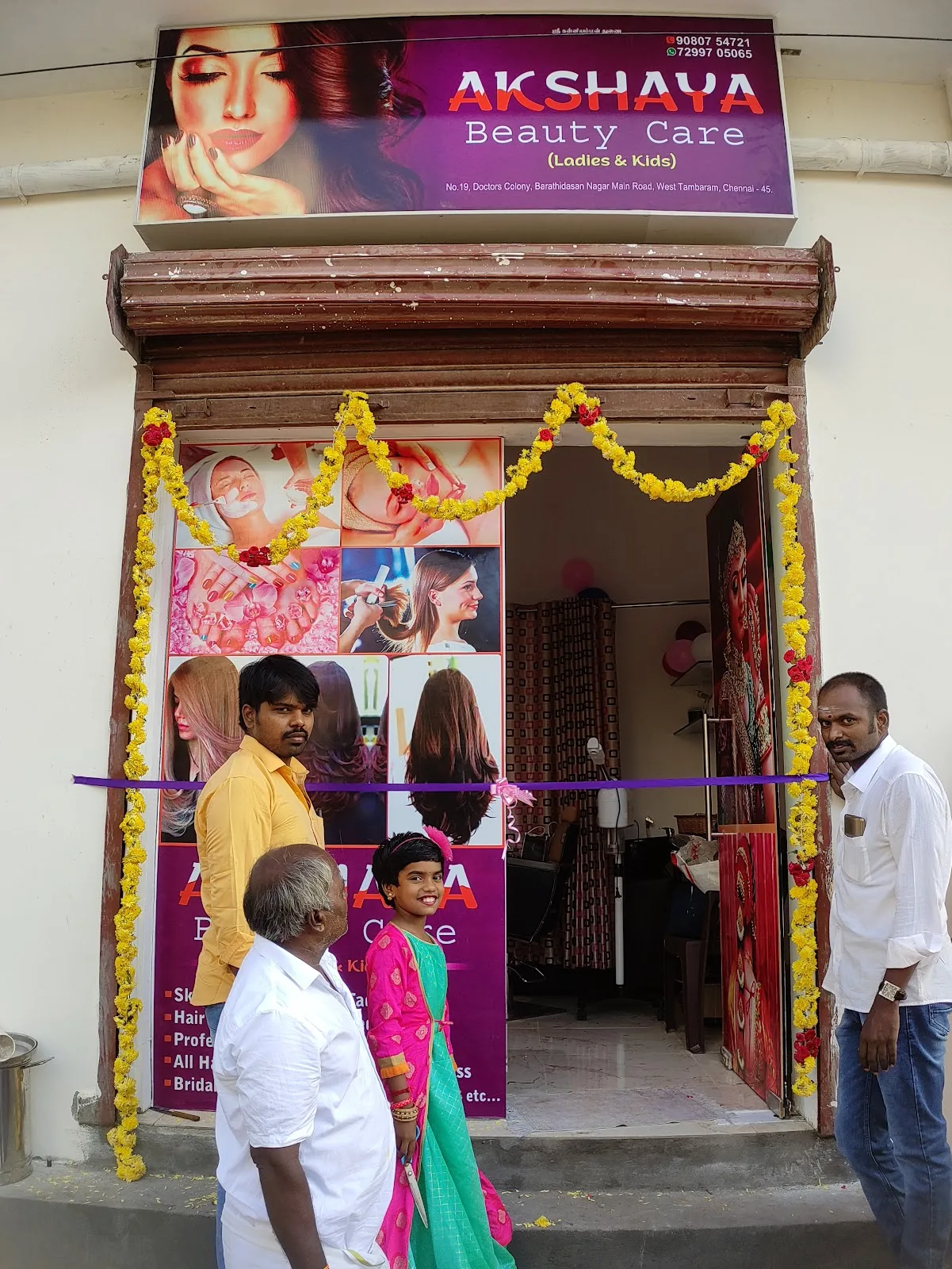 Akshaya beauty salon, bridal studio & training academy
