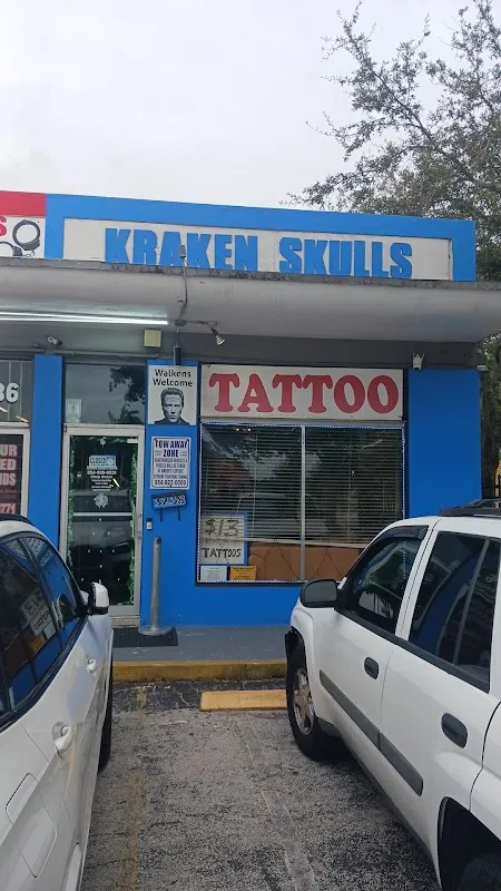 Kraken Skulls Tattoos