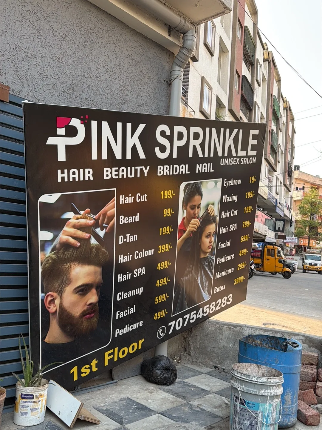 PINK SPRINKLE UNISEX SALON
