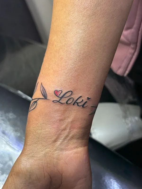 The Pink Tattoo Girl