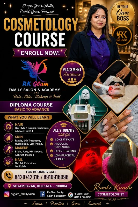 RK Glam Family Salon & Academy
