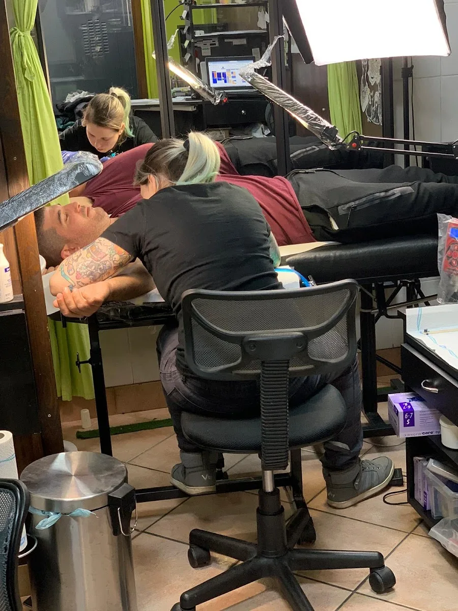 Green Skull Tattoo