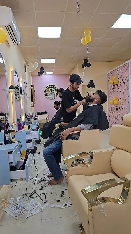 Mr & Mrs scissors unisex saloon