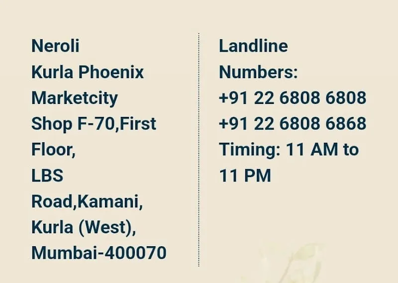 Neroli Spa in Phoenix Marketcity Kurla