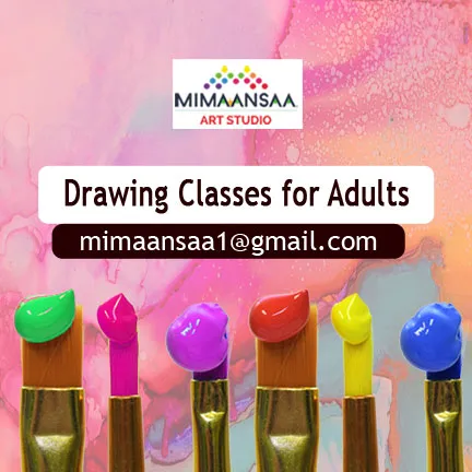Art Classes Mimansa Intermediate Elementary Drawing Exam Kids Near me Online Teacher Design Painting Beginner Adult Sketching
