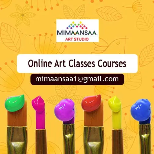 Art Classes Mimansa Intermediate Elementary Drawing Exam Kids Near me Online Teacher Design Painting Beginner Adult Sketching