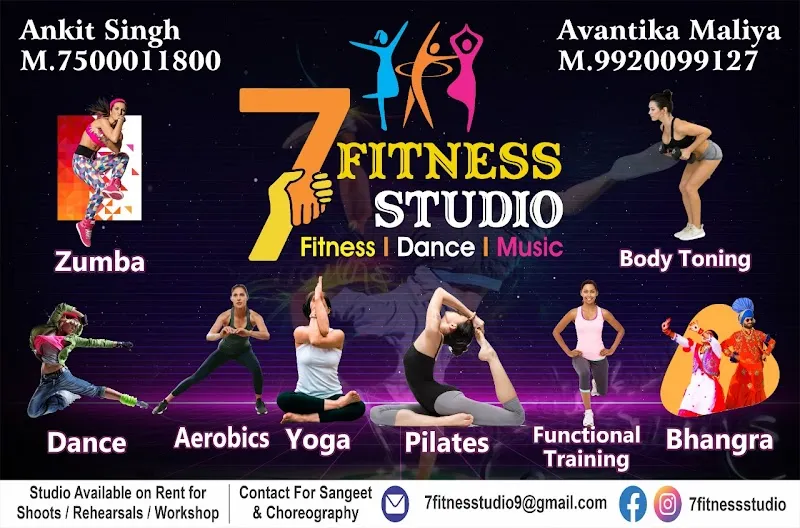 7 fitness studio zumba yoga Aerobics