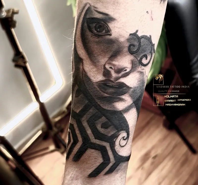 MADMAX TATTOO INDIA, piercing, nail art,tattoo training school,best tattoo shop in BARASAT,MADHYAMGRAM,KOLKATA,