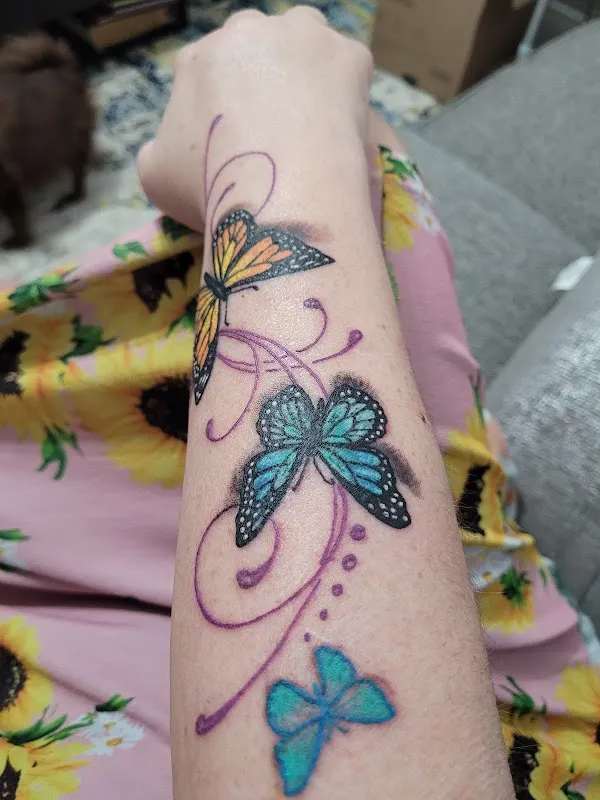 Dragon Lily Tattoo