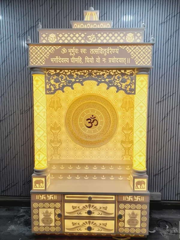 Inlay art studio | Corian Mandir Manufacturer in Delhi | Marble Inlay Work