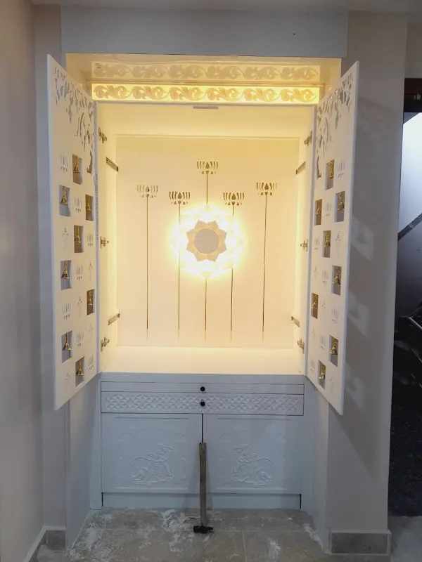 Inlay art studio | Corian Mandir Manufacturer in Delhi | Marble Inlay Work