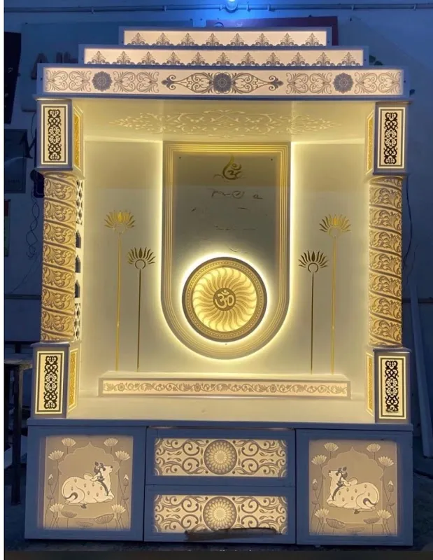 Inlay art studio | Corian Mandir Manufacturer in Delhi | Marble Inlay Work