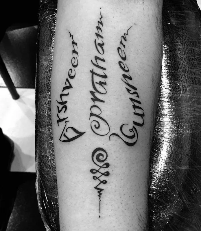 Arjun tattoos