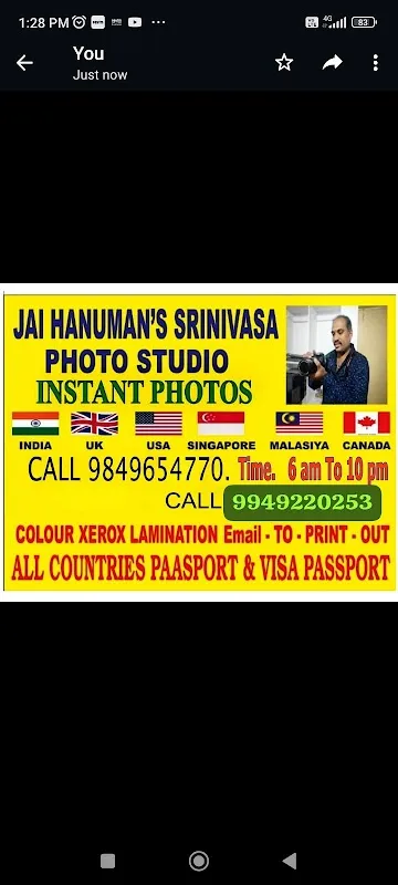 Jai Hanuman's Srinivasa Photo Studio