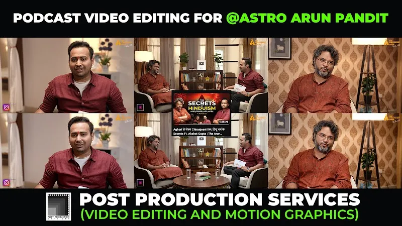 Post Production Services (Video Editing and Motion Graphics)