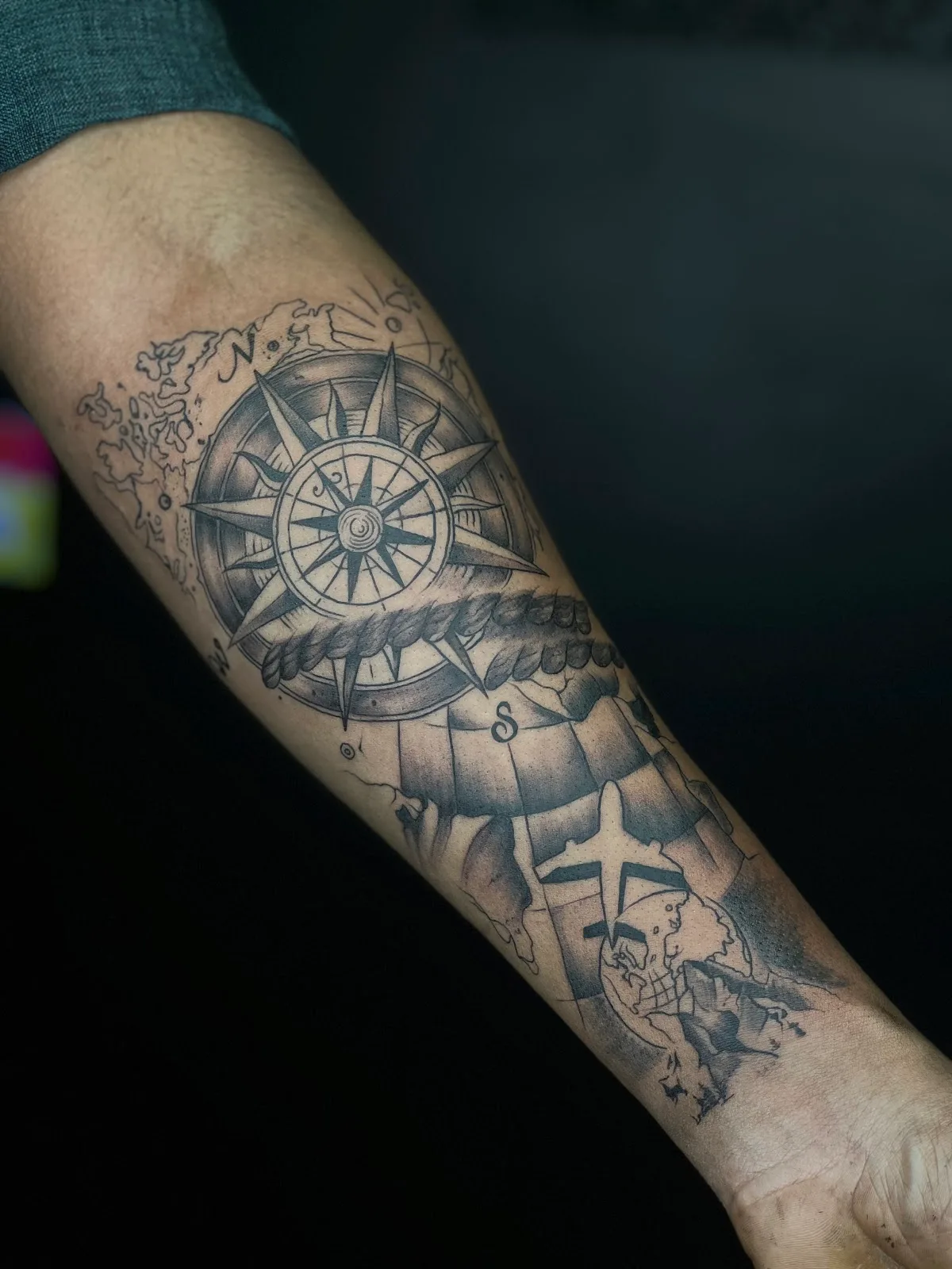 Black Model Tattoo