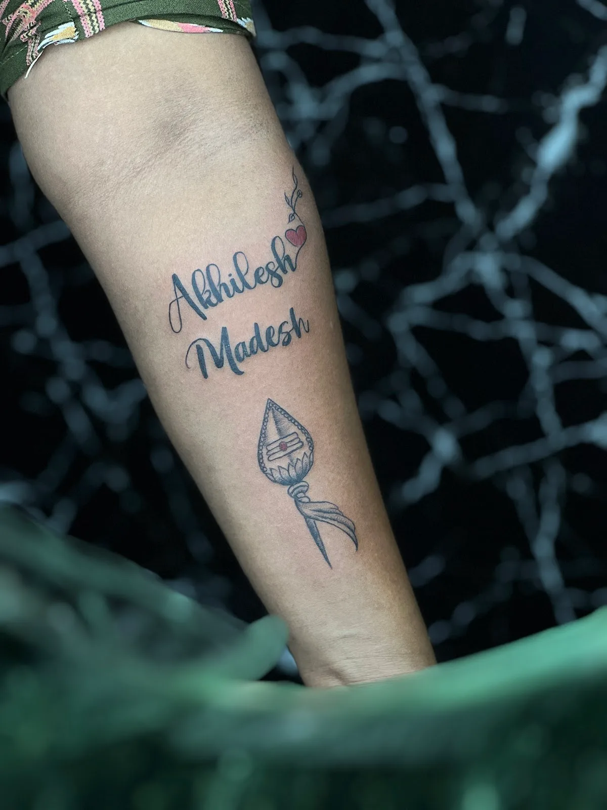 Black Model Tattoo