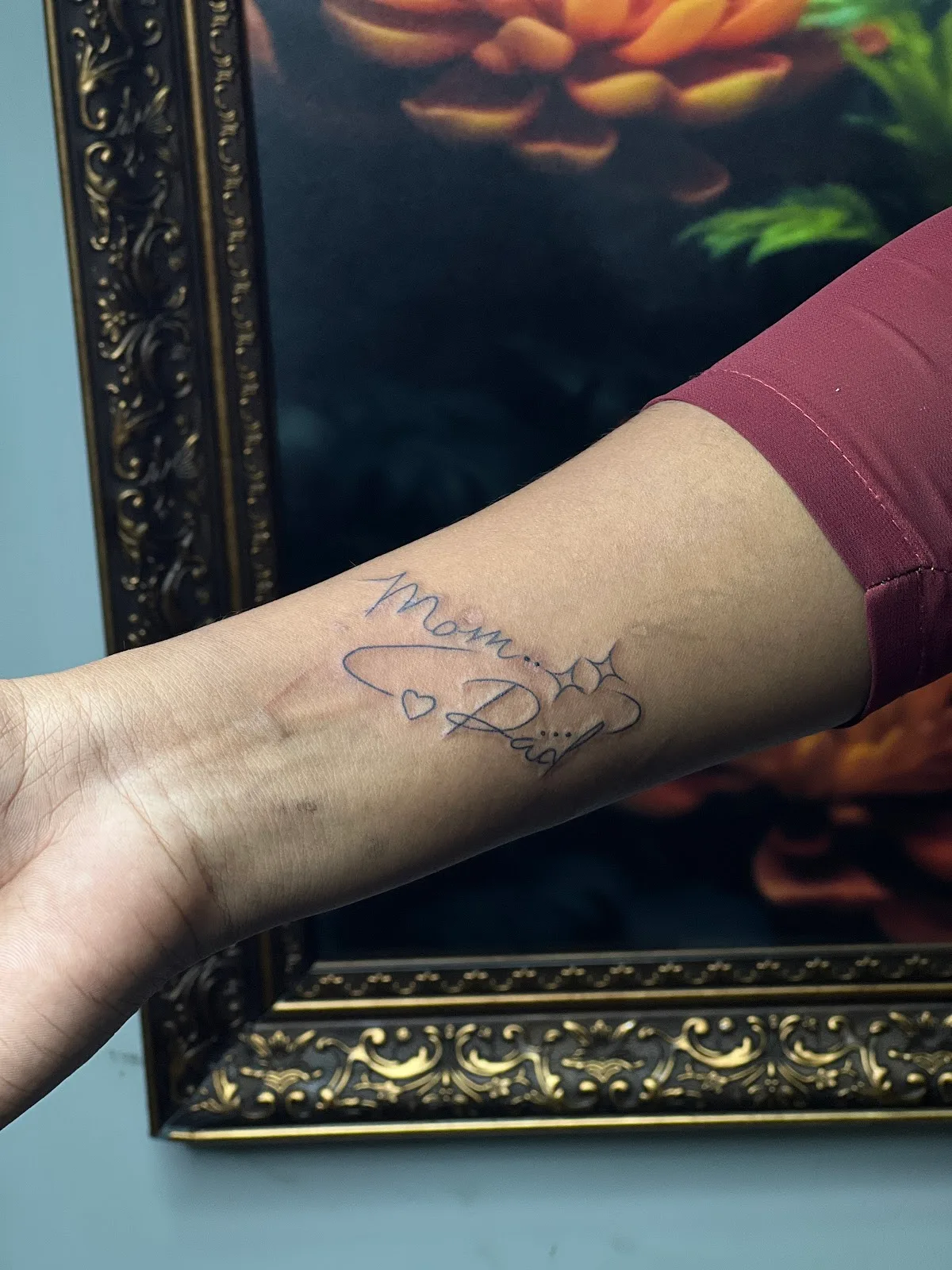 Black Model Tattoo