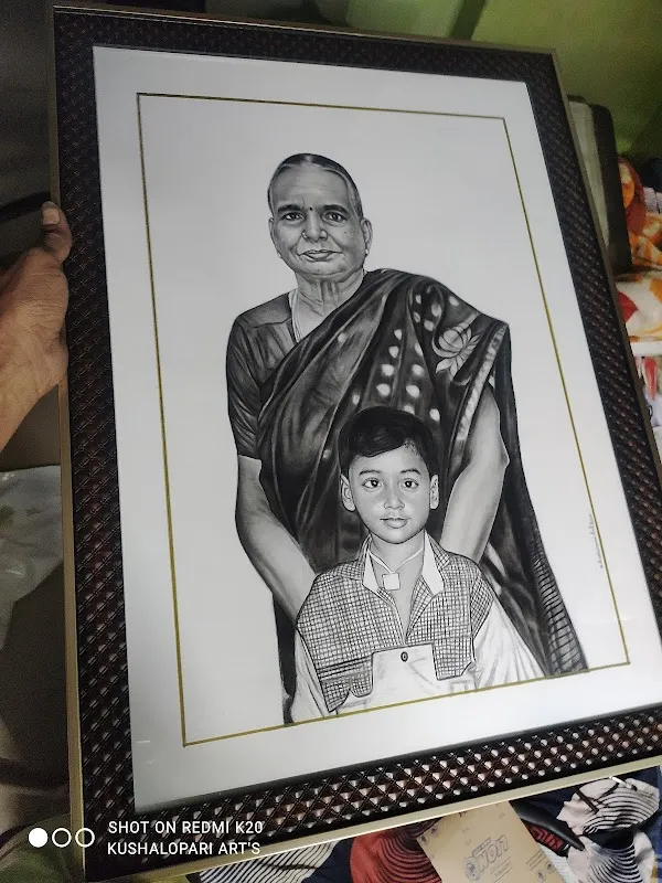 Kushalopari art | pencil portrait | pencil sketch | realistic pencil |oil on canvas |oil painting| Blood art|