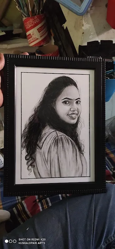 Kushalopari art | pencil portrait | pencil sketch | realistic pencil |oil on canvas |oil painting| Blood art|