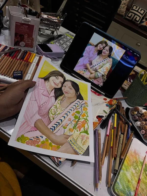 Sketch art and painting by mansi