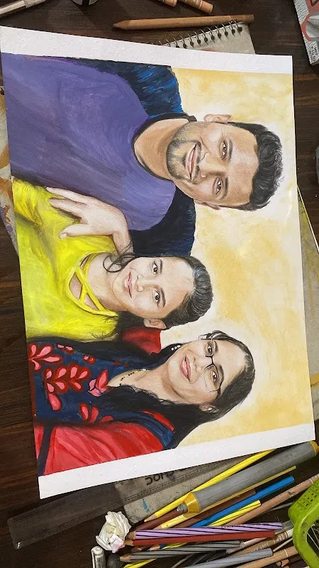 Sketch art and painting by mansi
