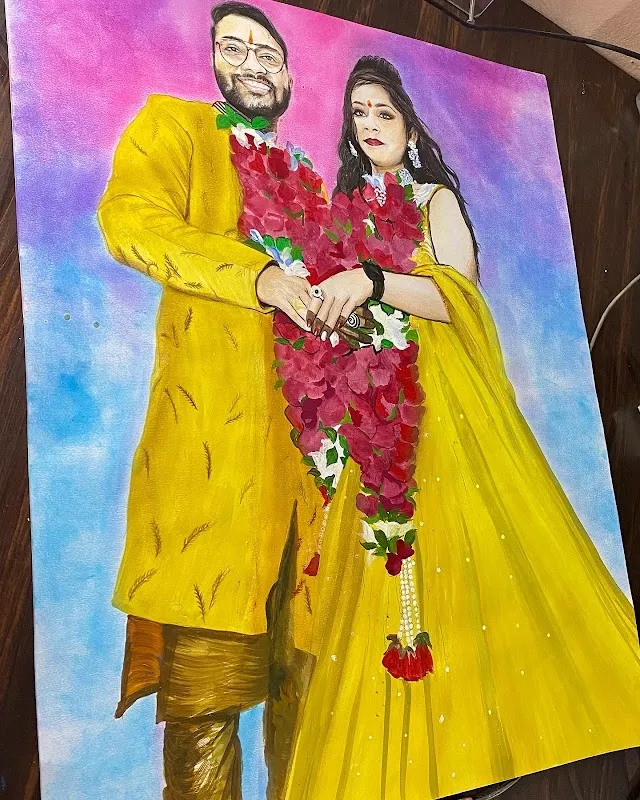 Sketch art and painting by mansi
